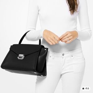 MICHAEL Michael Kors Black One size Leather Satchel Bag New